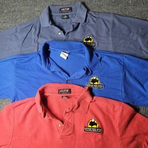 Lot Of 3 Buffalo Wild Wings Shirt Womens Med Polo Uniform Employee Embroidered‎
